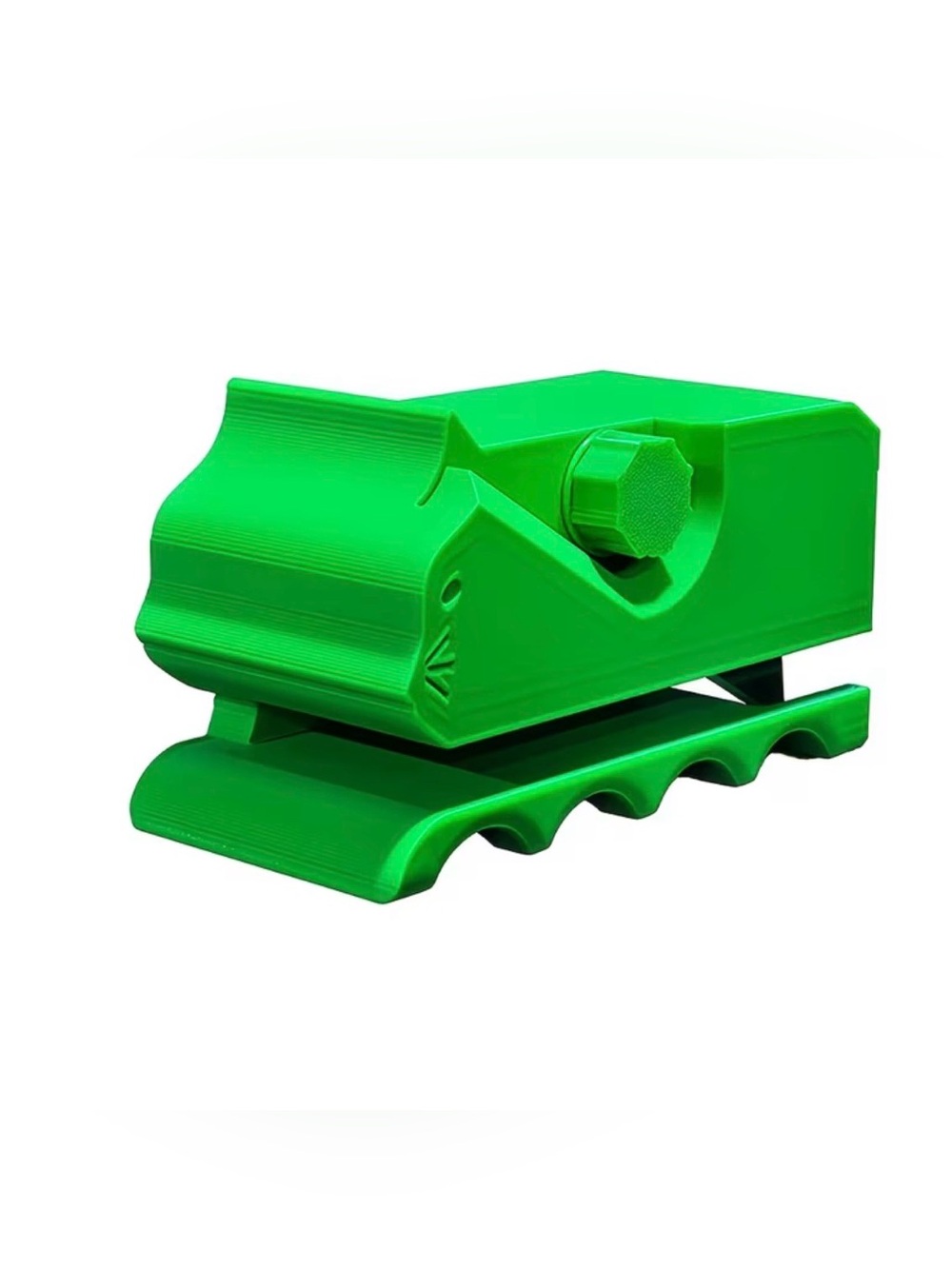Cat Scratching Cardboard Cutter Ergonomic 3D Print Adjustable Cutting DIY Green